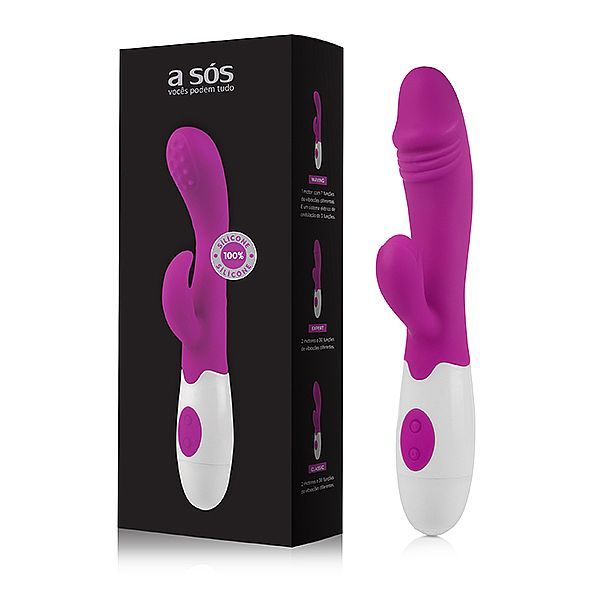Vibrador Multivelocidade New Man Expert - Rosa