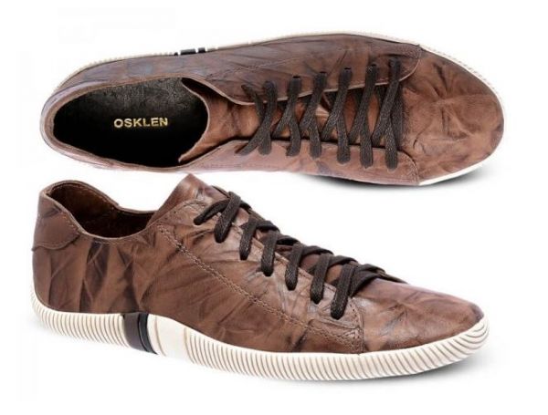 SAPATENIS OSKLEN COURO NAPA CAFÉ - SKM-751