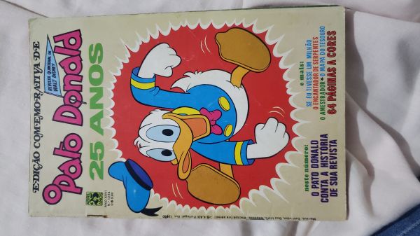 PATO DONALD NR 1234 25 ANOS