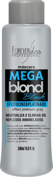 Forever Liss Mega Blond Black Máscara Matizadora 500ml
