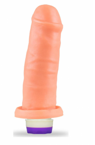 Prótese com Vibrador fogo da Paixão - 15,5x4,2cm