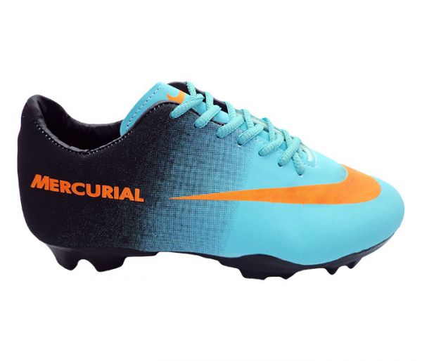 Chuteira Nike Mercurial Verde Água e Preto MOD:11755