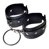 ALGEMA COM ARGOLA MOSQUETE METAL E TIRAS DOMINATRIXXX