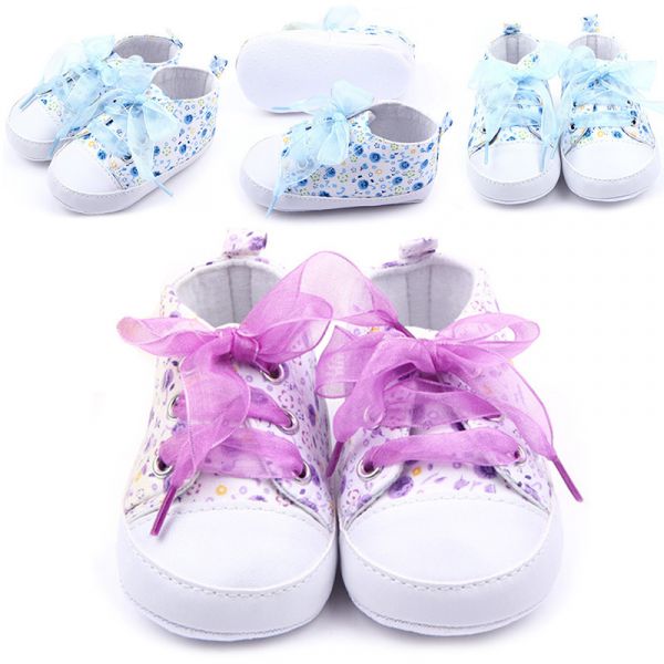 Sapatos Meninas Recém-nascidos Casual Floral Algodão