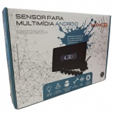 Sensor de Estacionamento 6 Pontos 19mm Preto Emborrachado para Multimídia Android KX3 CD2392