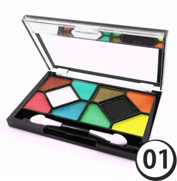 Kit de Sombras HD c/ 10 cores incluindo Opacas - R. Rose