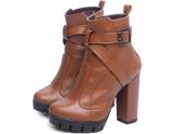 1-Ankle Boot com meia pata feminina roqueira- bota cano curto salto TORRICELLA inverno luxo