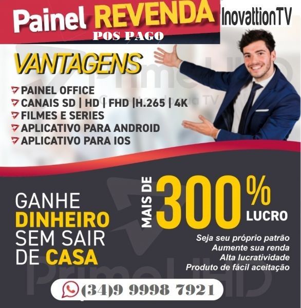 Painel Iptv Revenda Pós Pago 50 Creditos (Cada R$10) Acertar Os creditos Com 45 dias O Que Consumir