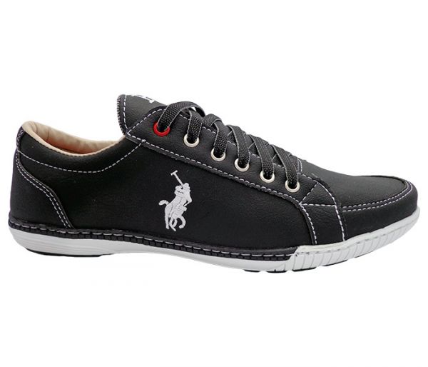 Sapatênis Polo Ralph Lauren Preto e Branco MIX12379