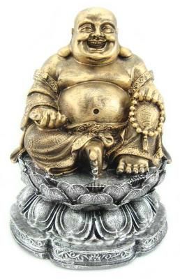 Buda Chinês na Flor de Lotus P