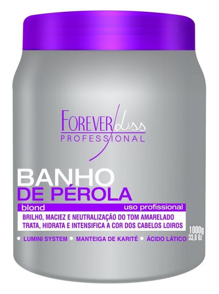 Forever Liss Banho de Pérola Loiro Brilhante 1kg