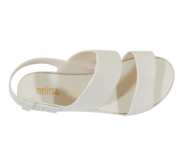 Sandália Plataforma Melissa Style Creme