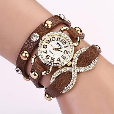 Relógio Quartz, Resistente, Pulseira de Couro. Frete Grátis.