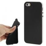 CASE  DE TPU PRETO IPHONE 5 E 5S