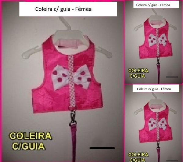Coleira c/ Guia - Fêmea