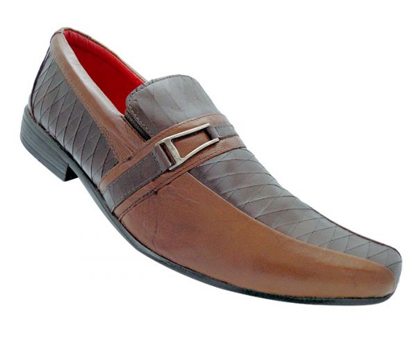 Sapato Social HiperFlex Couro Café MOD:12638