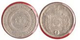 MAG P593-2 - 500 réis 1860 - Tiragem 108.380