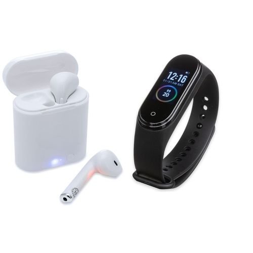 Kit Relógio Smartwatch M4 E Mini Fone Bluetooth [ SIGA O LINK ABAIXO PARA MAIS INFORMAÇÕES