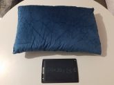 Almofada Suede Azul 54x33x15