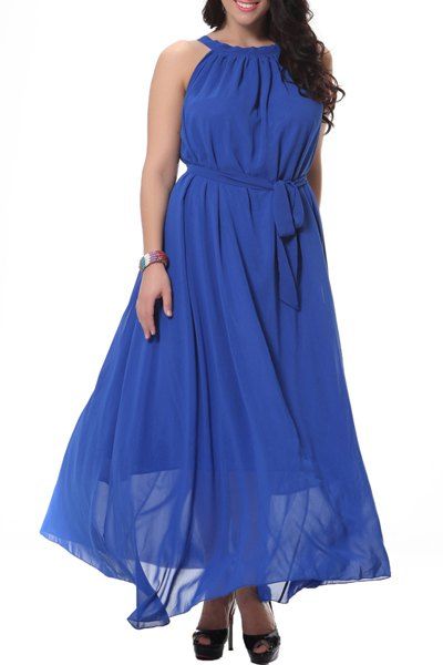 Vestido Gola Redonda