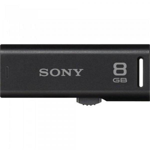 Pen Drive 8GB Conector Retrátil Preto - Sony - USM8GR/B