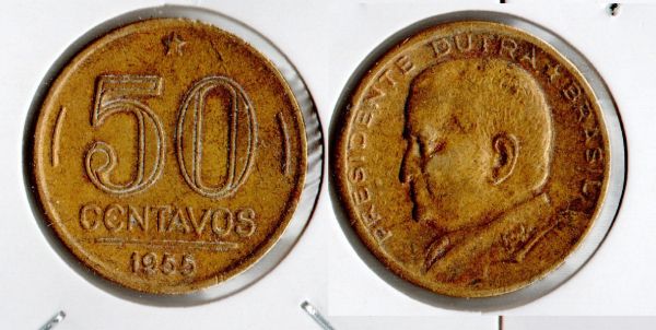 V222-3 - 0,50 1955 - Tiragem 27.150.000