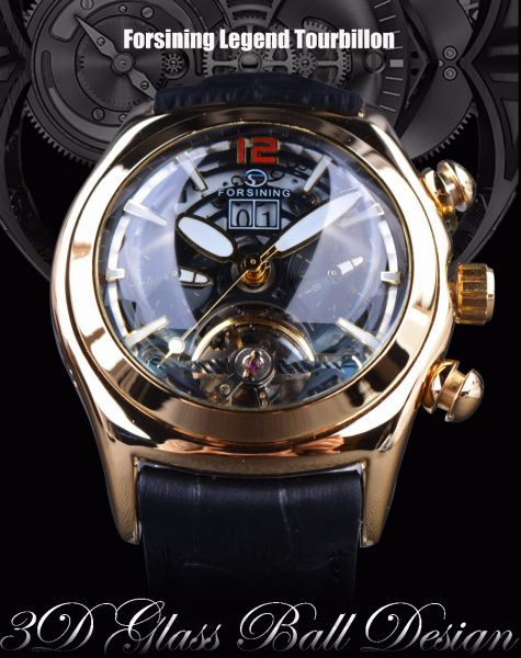 Relógio Masculino Mecânico Pulseira De Couro Homens Elegante
