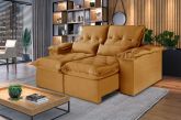 Estofado Retr Ouro Preto 190 2x70 Terracota Inca 20 Idealle