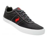 Tênis Polo Ralph Lauren Giles Preto e Vermelho MOD:13124