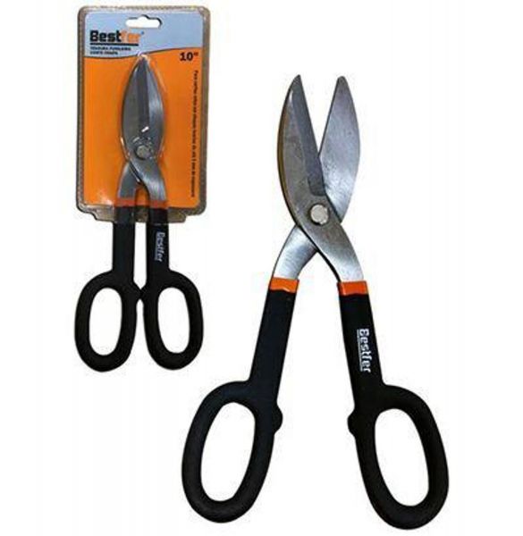 Tesoura Funileiro Corte Chapa 10'' Bestfer Bfh1545