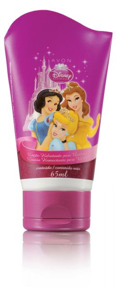 Loção Hidratante para Meninas Corpo e Mãos Avon Disney Princess 65ml