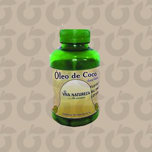 Óleo de Coco 60 Cápsulas 1000mg Viva Natureza