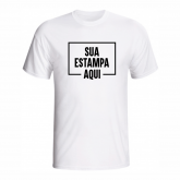 Camiseta branca personalizada