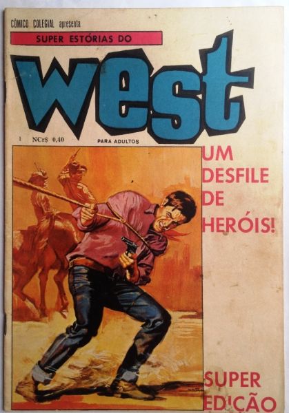 West n. 1 - novembro/67 -  Ed. La Selva  Revista Cômico Colegial n. 245