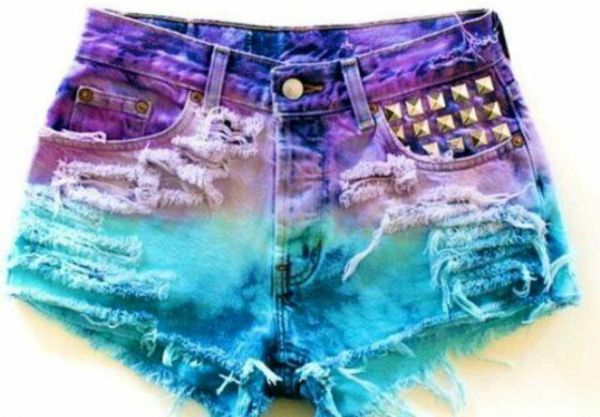 Short Jeans, Hot Pants com Lycra,