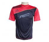 Camisa Adidas Dri Fit Preta e Vermelha MOD:76758 [1ª Linha]