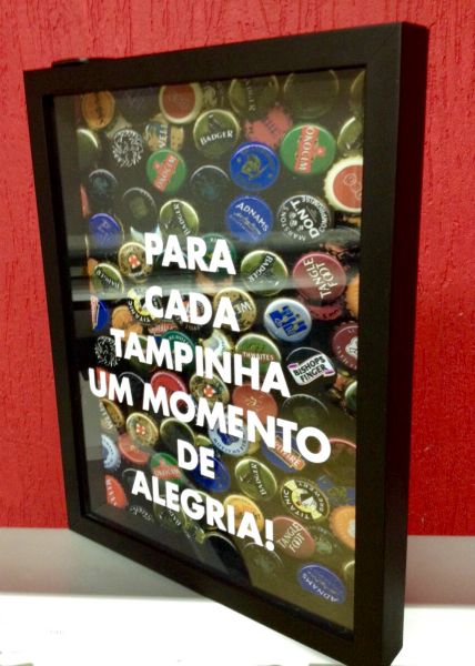 Quadro Porta Tampinhas