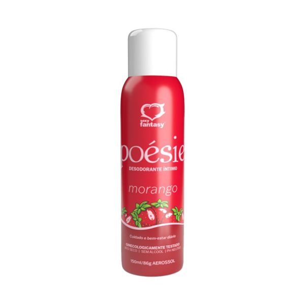 DESODORANTE ÍNTIMO POESIE MORANGO 150ML