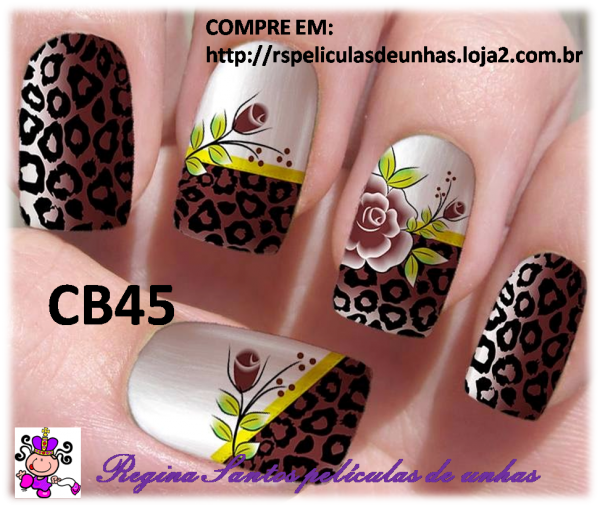 Películas impressas para unhas CB45