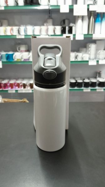 SQUEEZE BRANCO 600ML BICO AUTOMÁTICO