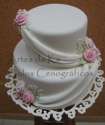 Bolo cenográfico Casamento