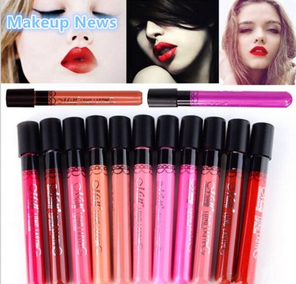 Lote 11 peças Batom Líquido Menow Long Lasting 12 horas de Fixação