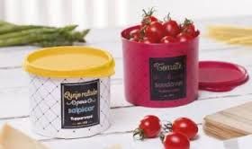TUPPER REDONDINHAS 500 ML -  TOMATE  OU QUEIJO RALADO