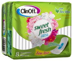 ABSORVENTE CLINOFF SEM ABAS PCT 8