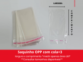 Embalagem OPP com cola+3