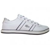 Sapatênis Lacoste Branco e Preto Modelo: 10902