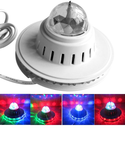 Disco Sunflower Led Light Rgb Rotativo Bivolt 8w