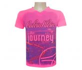 CAMISA CALVIN KLEIN GOLA V ROSA