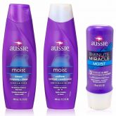 Kit Aussie - Shampoo + Condicionador + 3 Minute Miracle