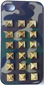 CASE EXERCITO COM SPIKES IPHONE 4 E 4S